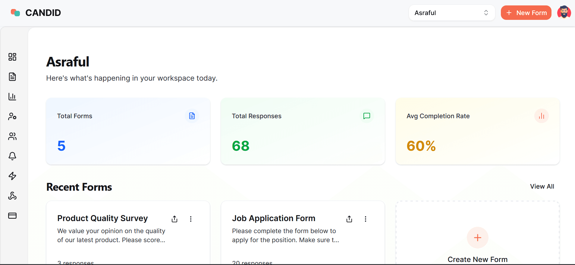 app screen